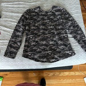 Cuddle Duds Warm Essentials Camo Sweatshirt